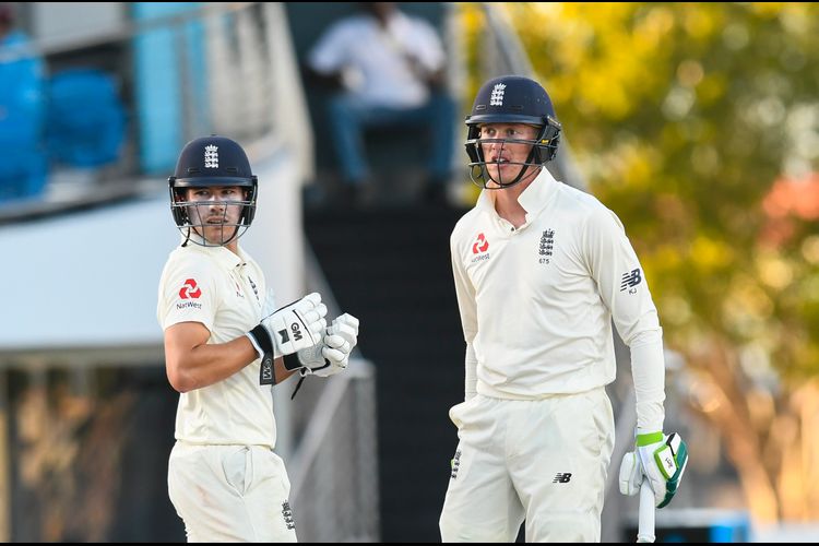 Rory Burns (L) and Keaton Jennings (R) look to consolidate England's position in the Test
